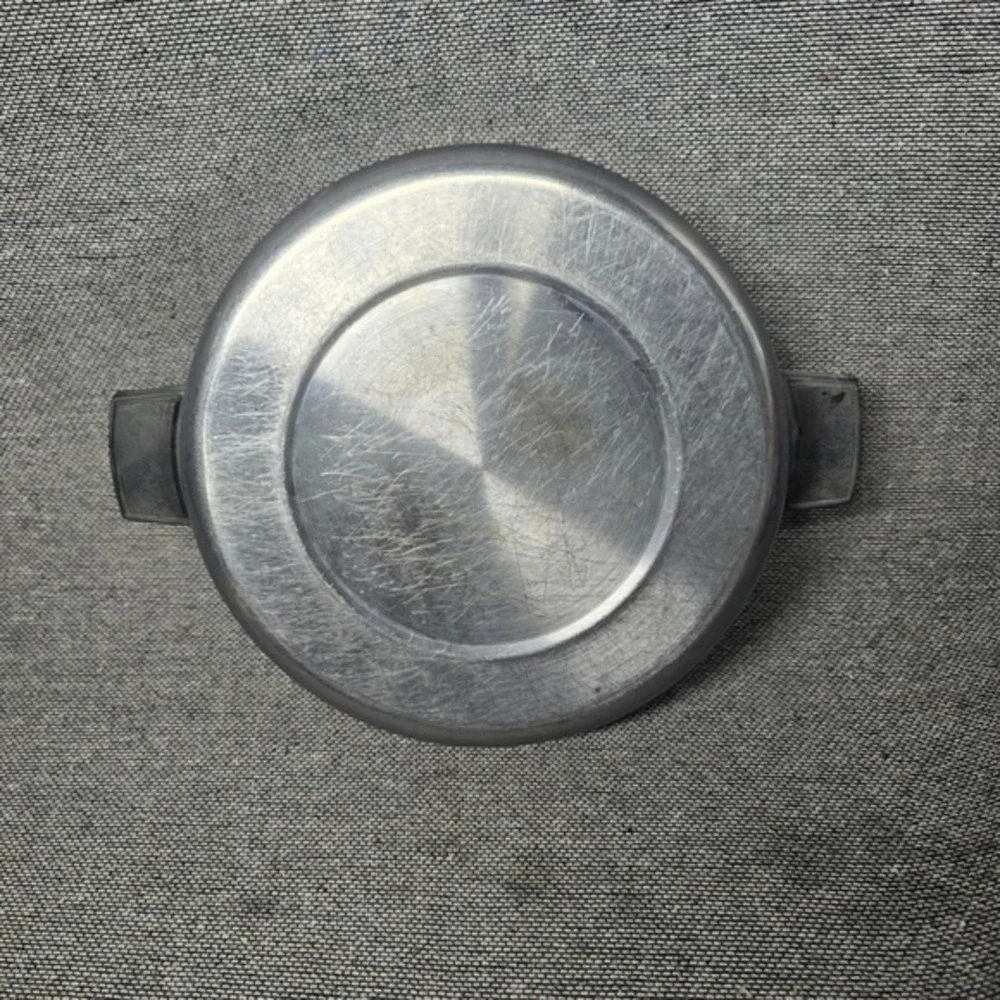 Vintage Stainless Steel Skillet Pan Dual Handle Round Frying Pan 10.5‎ Inch